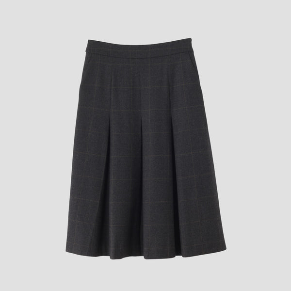 FINE WOOL FLANNEL SKIRT