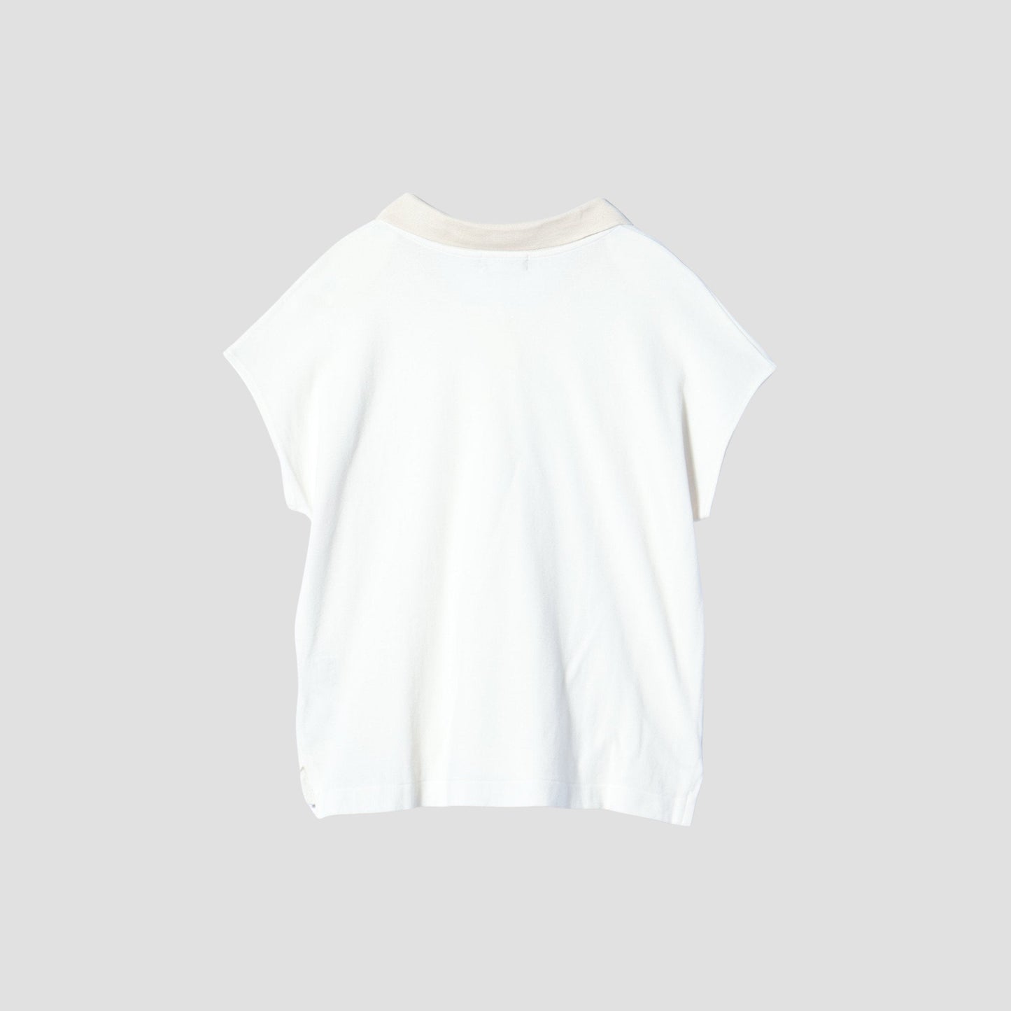 SILK COLLAR POLO JERSEY