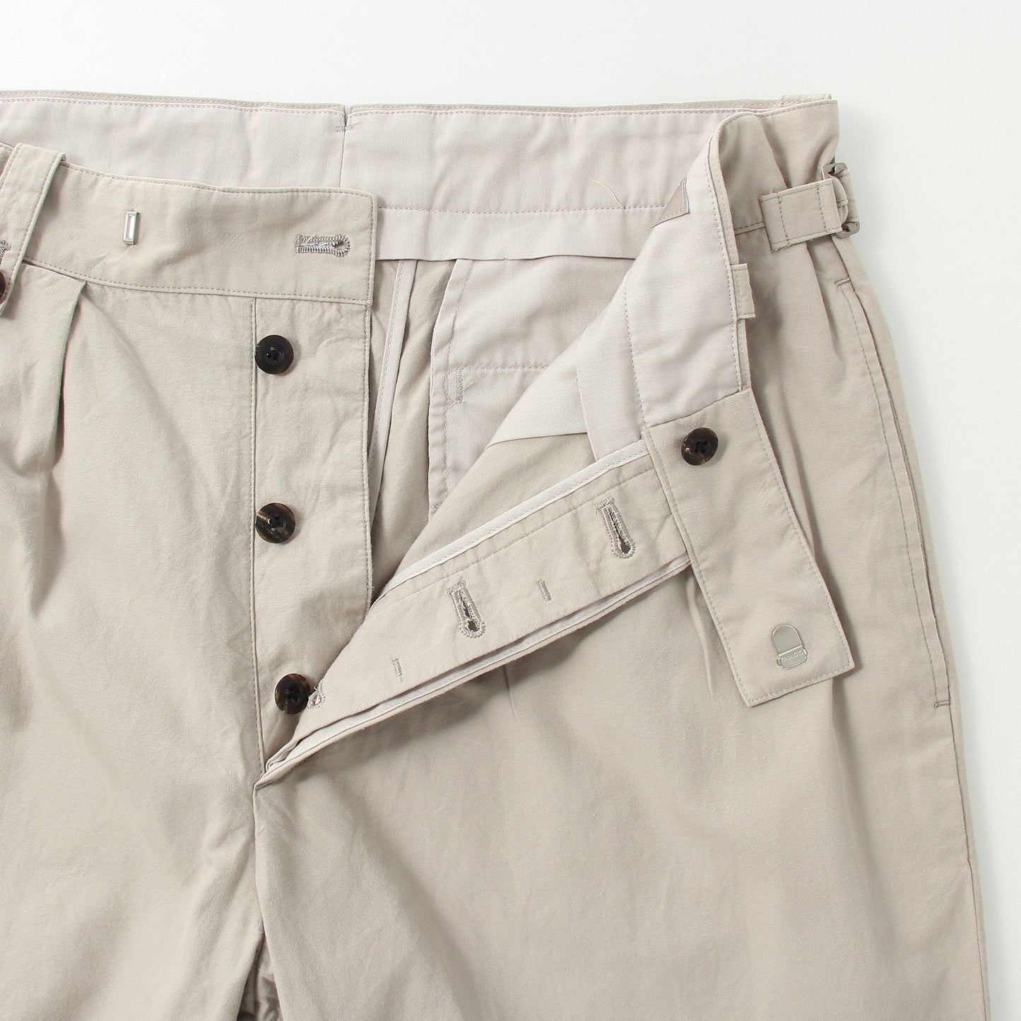 COTTON OXFORD TROUSERS