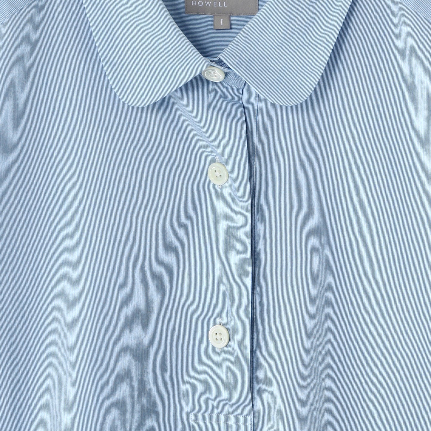 FINE STRIPE COTTON SILK SHIRT