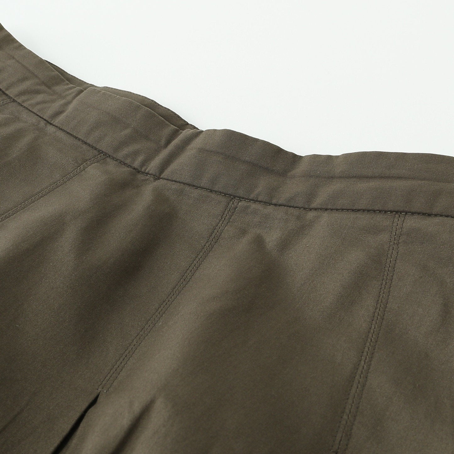 COTTON SILK POPLIN SKIRT