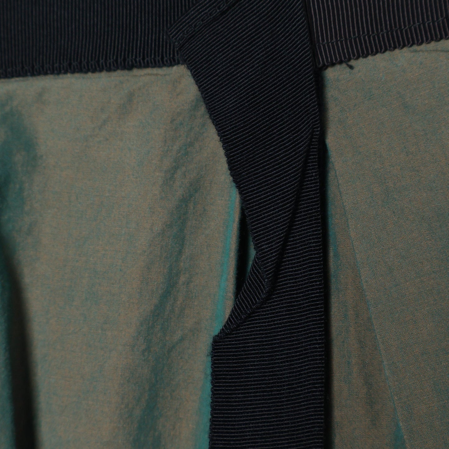 YARN DYED COTTON POPLIN SKIRT