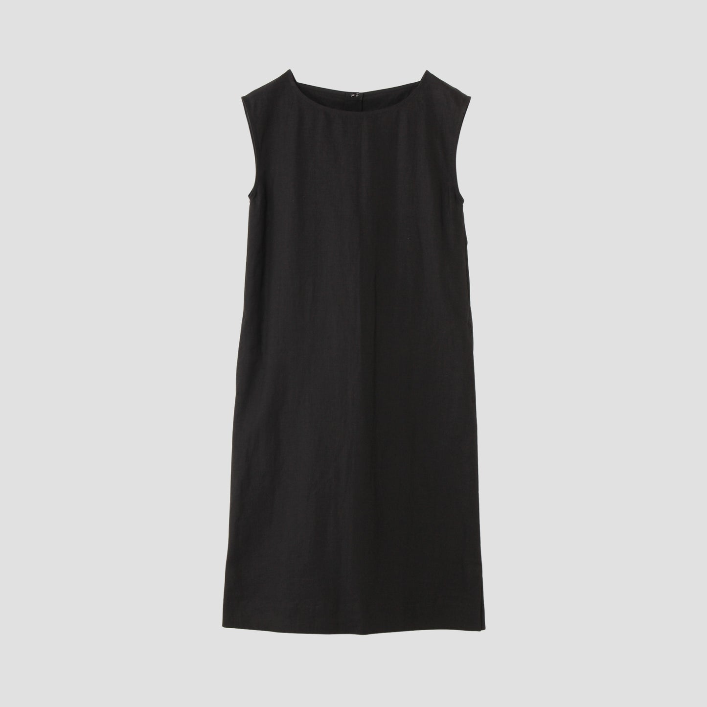 HIGH DENSE LINEN POPLIN DRESS