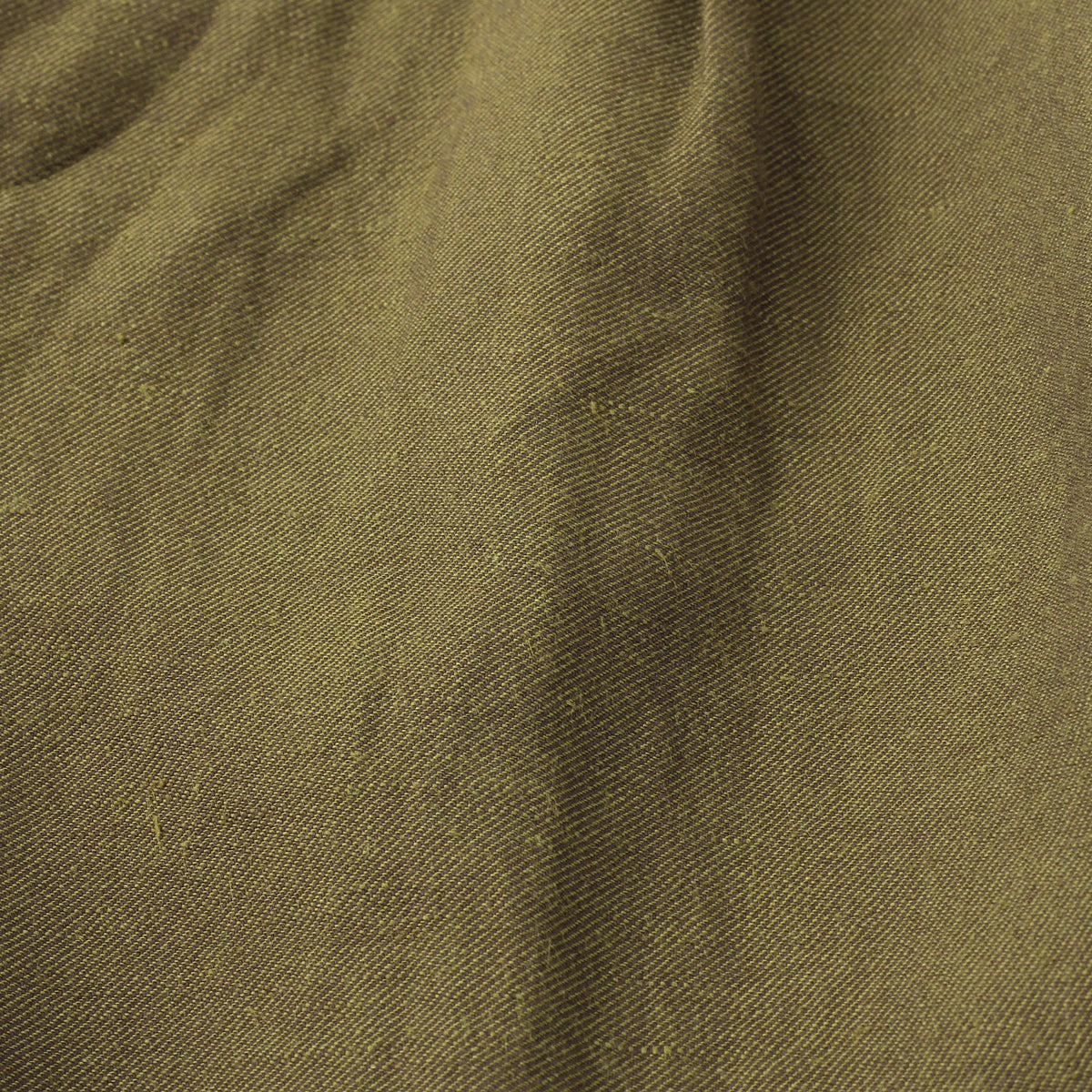LINEN WOOL TWILL TROUSERS