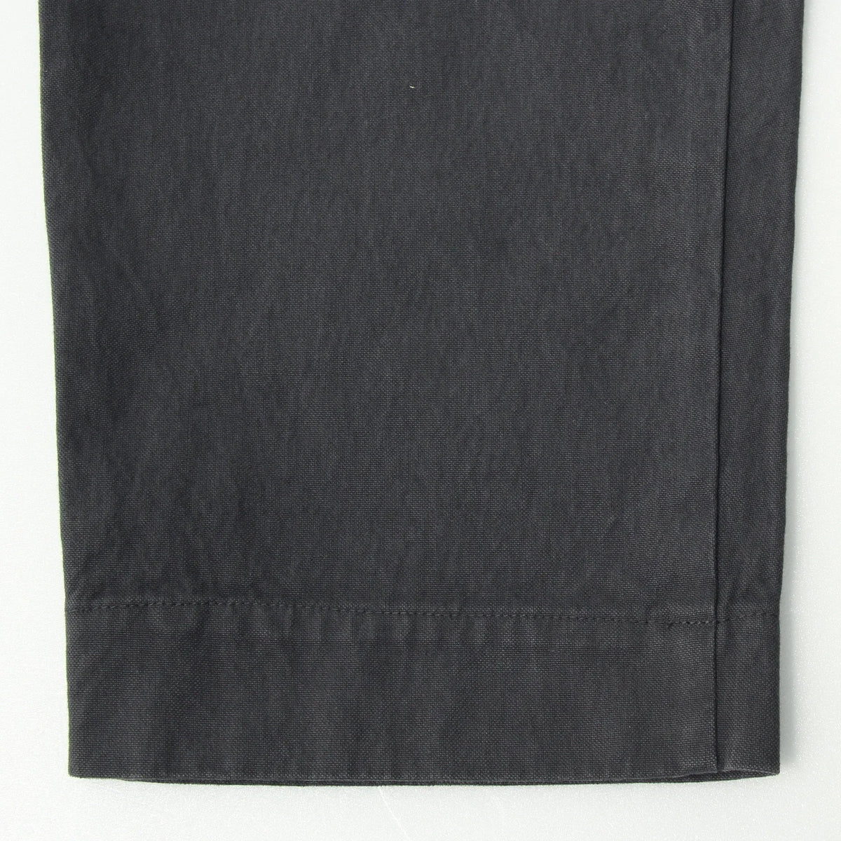 UNEVEN COTTON CANVAS TROUSERS