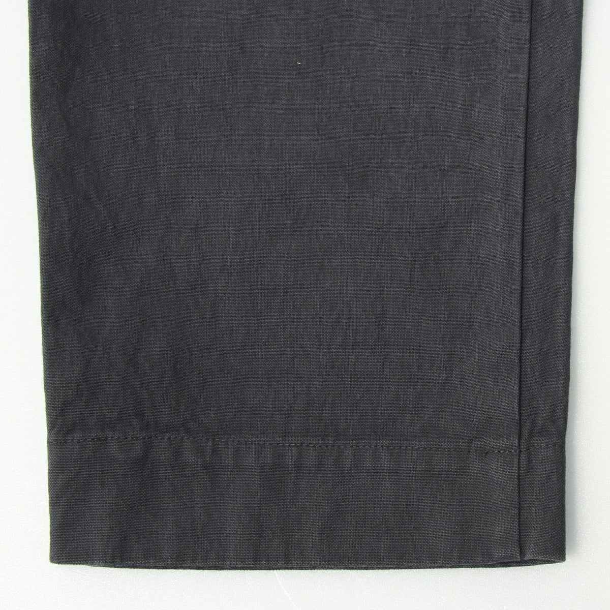 UNEVEN COTTON CANVAS TROUSERS