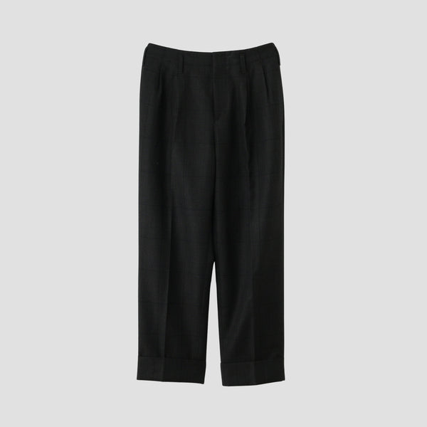 POW WOOL LINEN TROUSERS