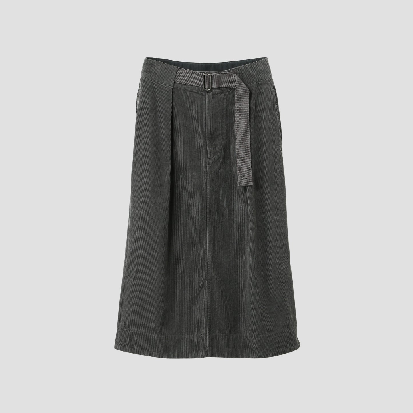 DRY COTTON NEEDLECORD SKIRT