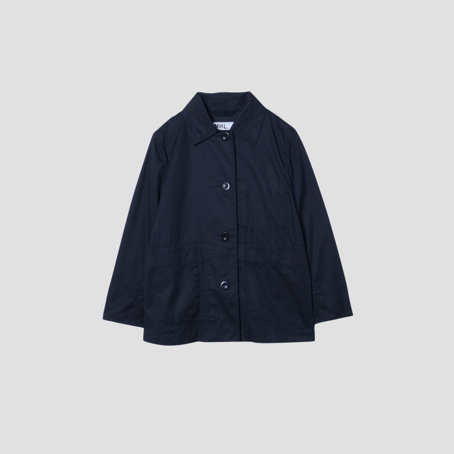 WASHED COTTON LINEN COAT