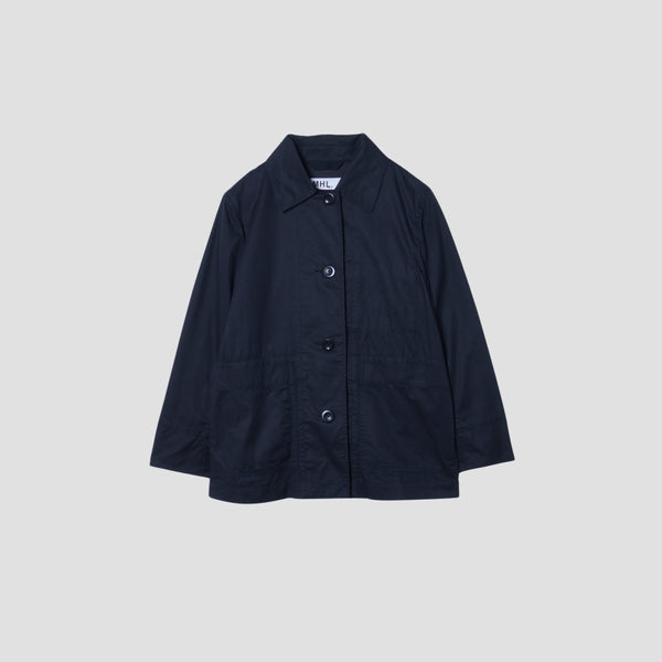 WASHED COTTON LINEN COAT