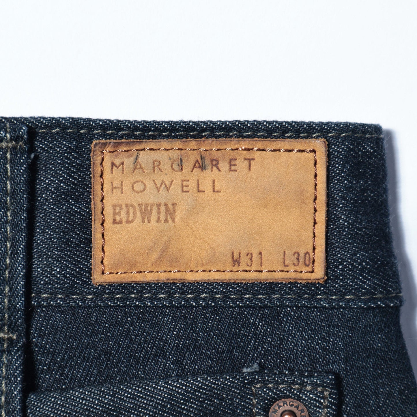 ORGANIC COTTON DENIM TROUSERS