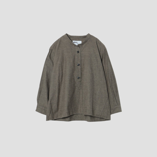 COLOURED COTTON TWILL SHIRT
