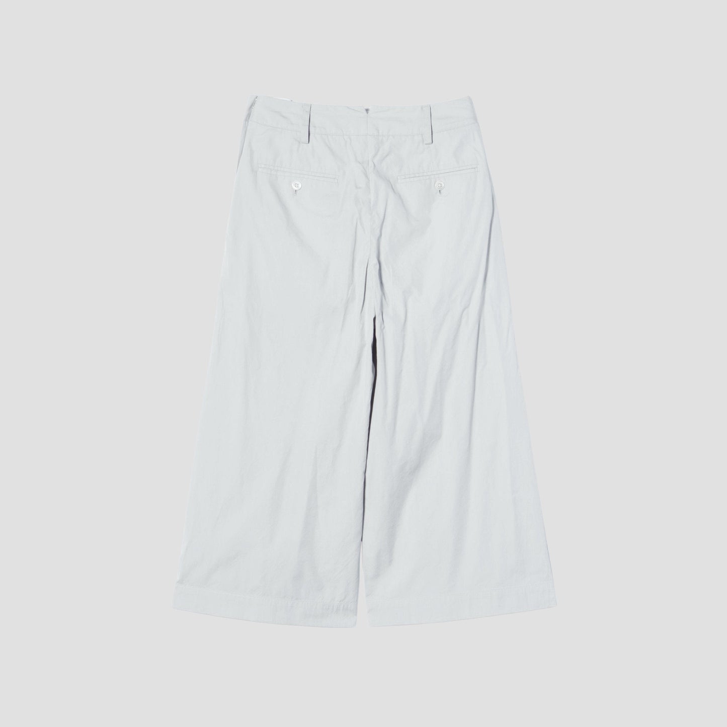 COTTON SILK POPLIN TROUSERS