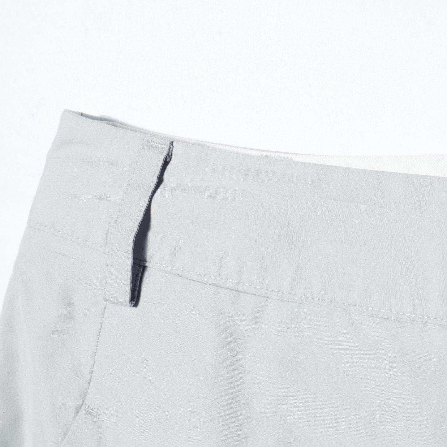 COTTON SILK POPLIN TROUSERS