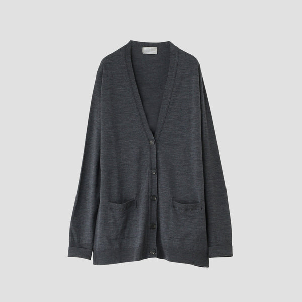 BASIC MERINO CARDIGAN KNIT