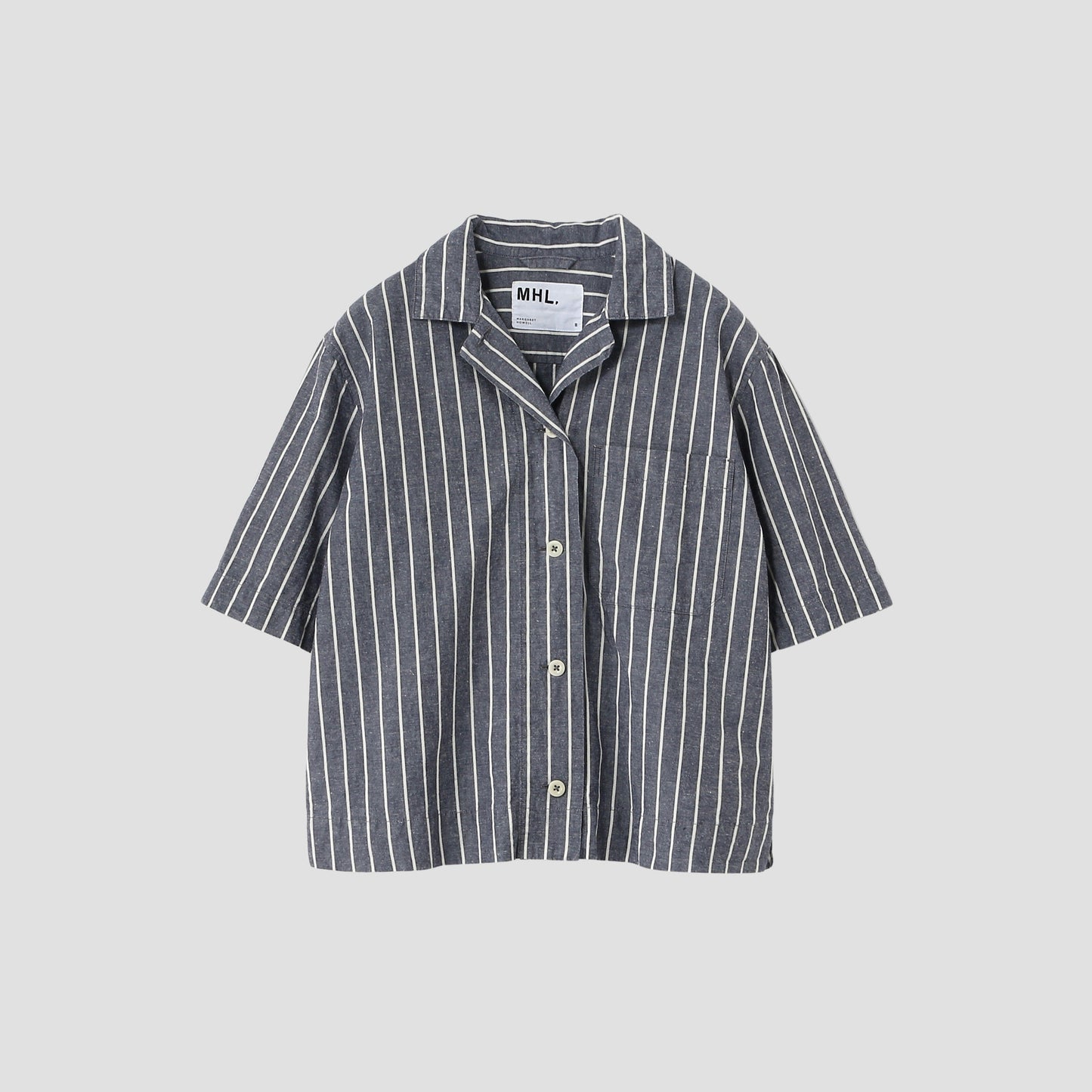 YARN DYE COTTON LINEN SHIRT