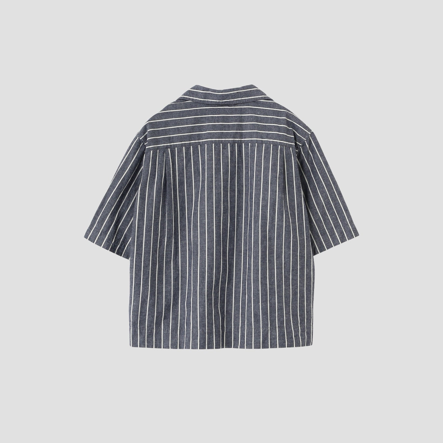 YARN DYE COTTON LINEN SHIRT