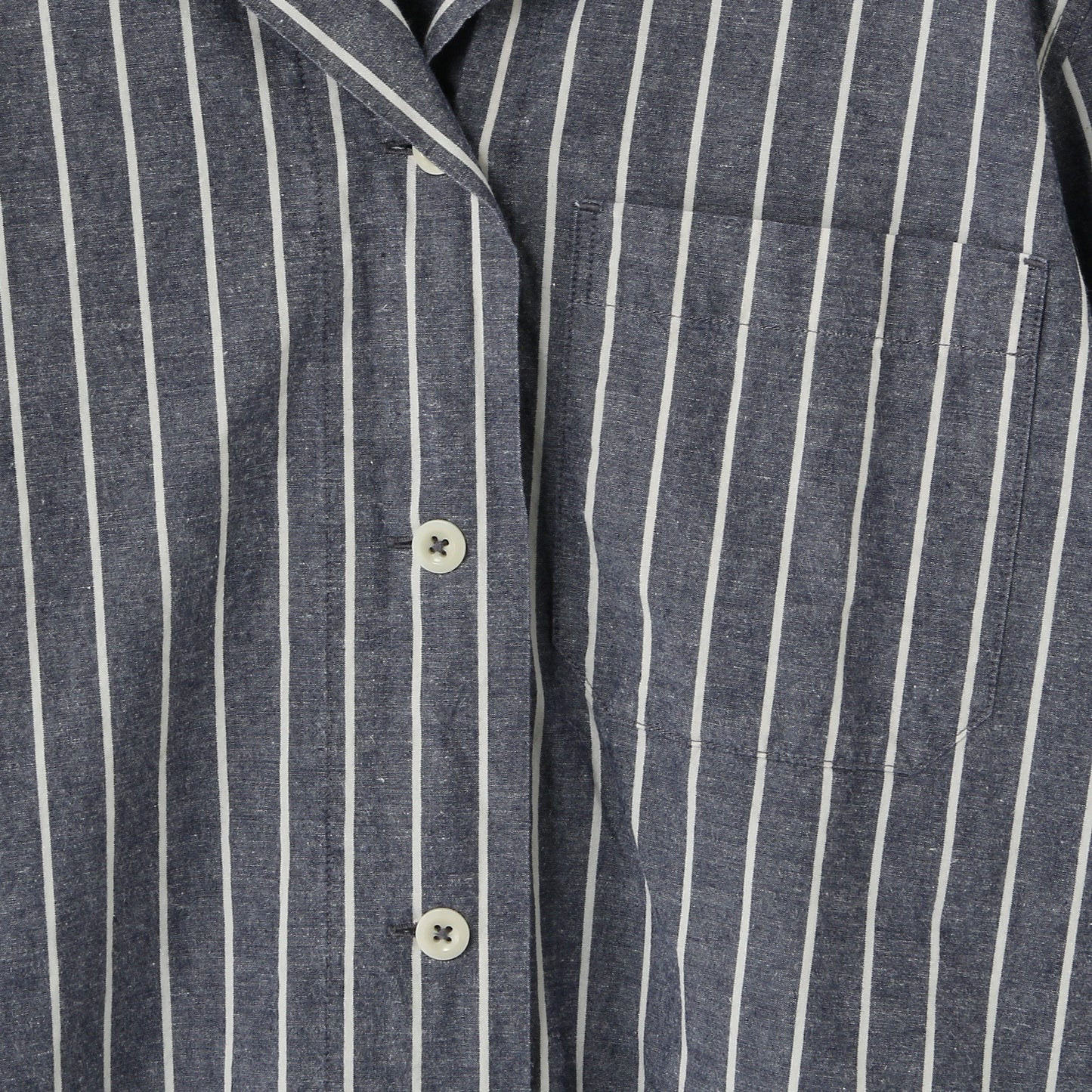 YARN DYE COTTON LINEN SHIRT