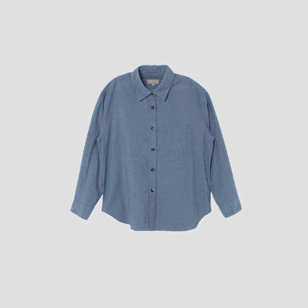 FINE COTTON CHAMBRAY SHIRT