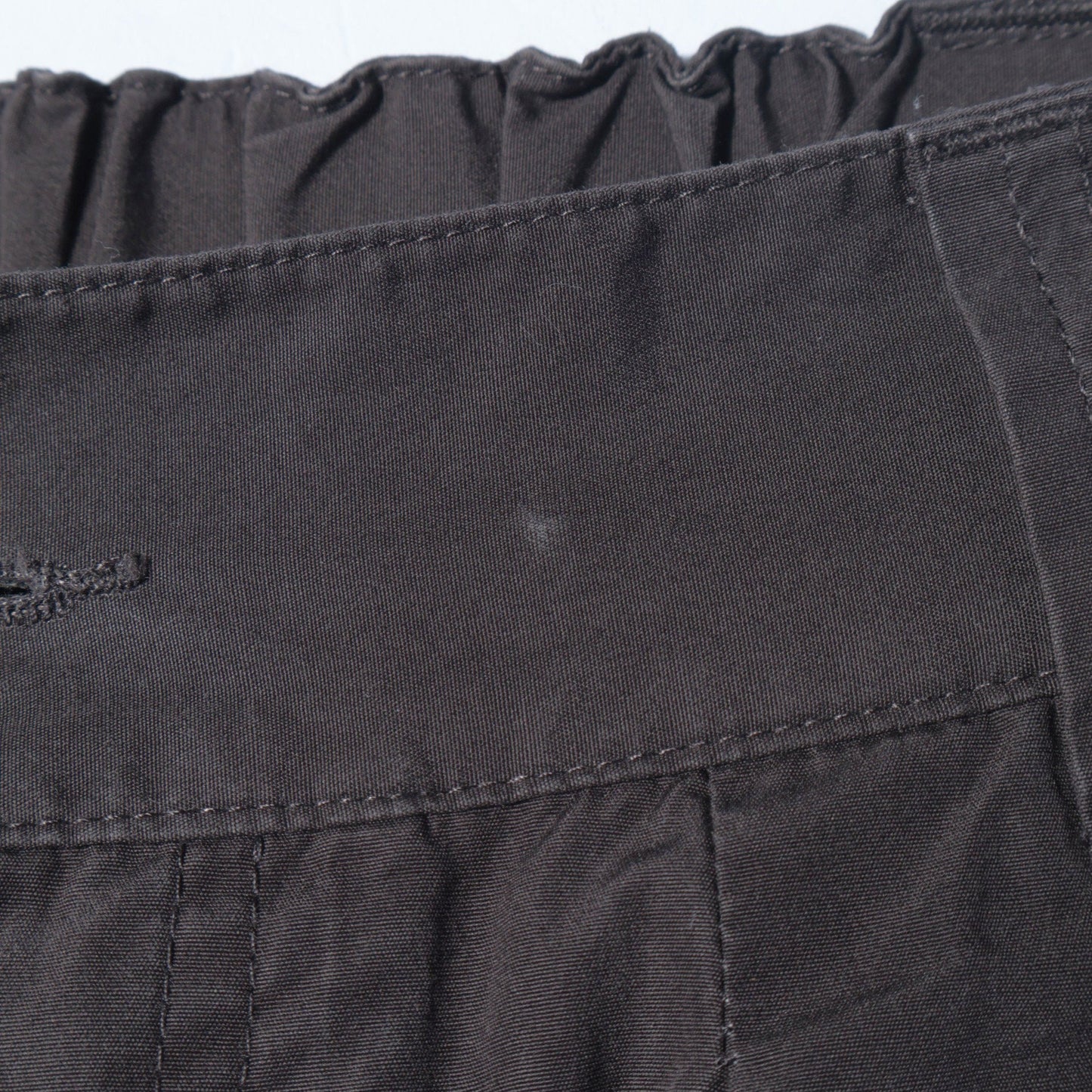 FINE COMPACT COTTON POPLIN TROUSERS