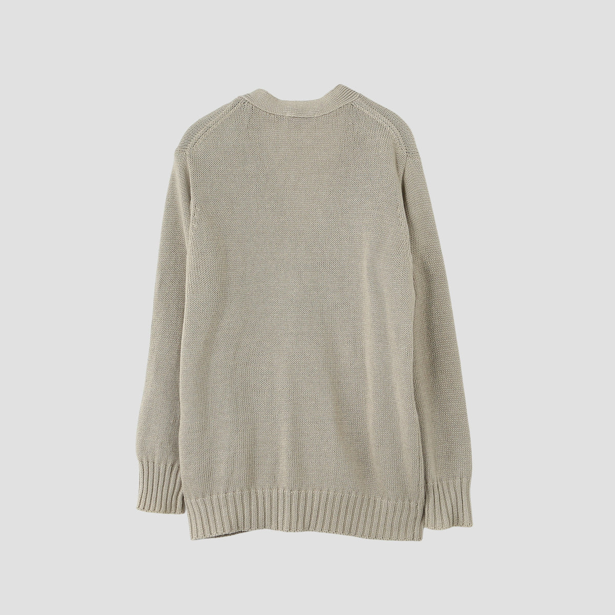 LINEN COTTON SILK CARDIGAN KNIT