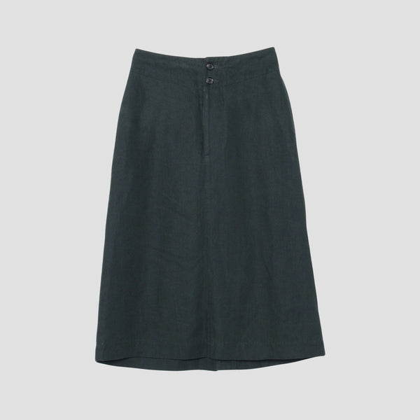 MATT LINEN POPLIN SKIRT