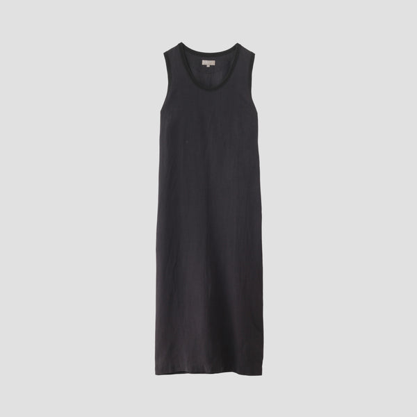 PLAIN WEAVE LINEN DRESS