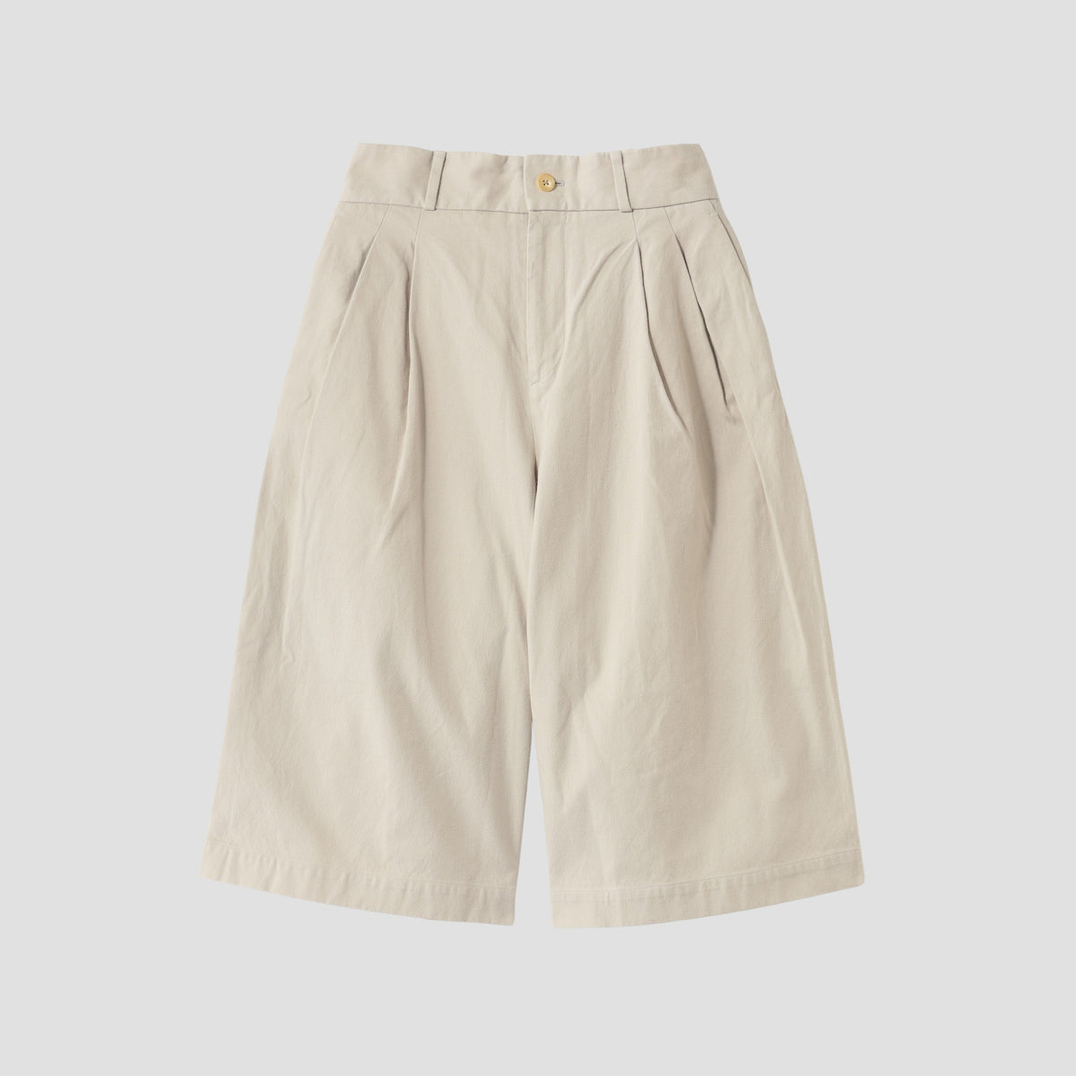 YARN DYE HEAVY COTTON TWILL TROUSERS