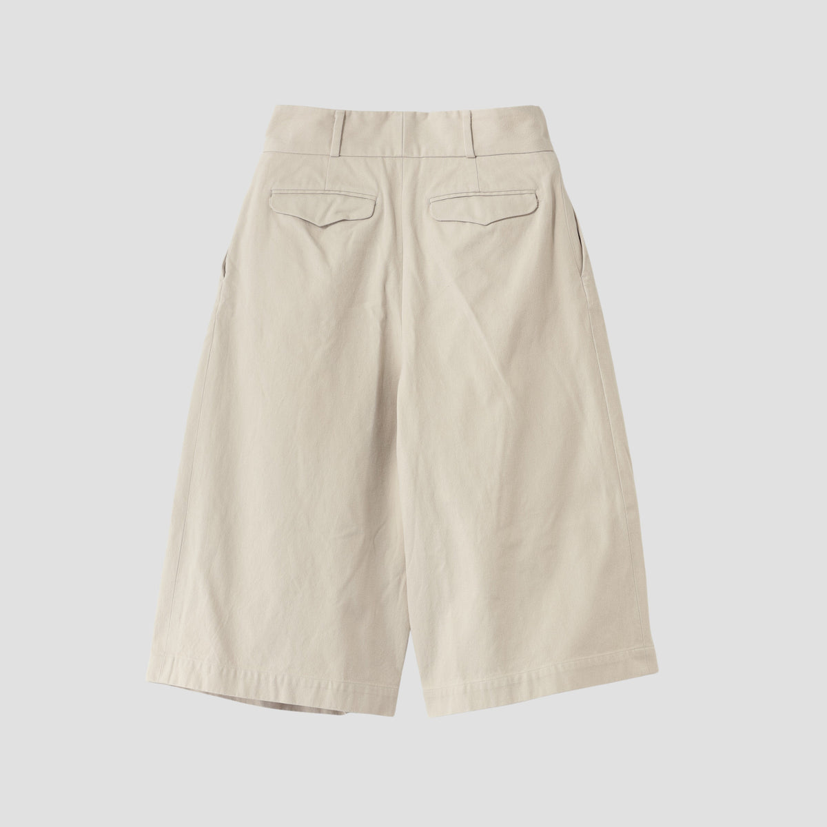 YARN DYE HEAVY COTTON TWILL TROUSERS