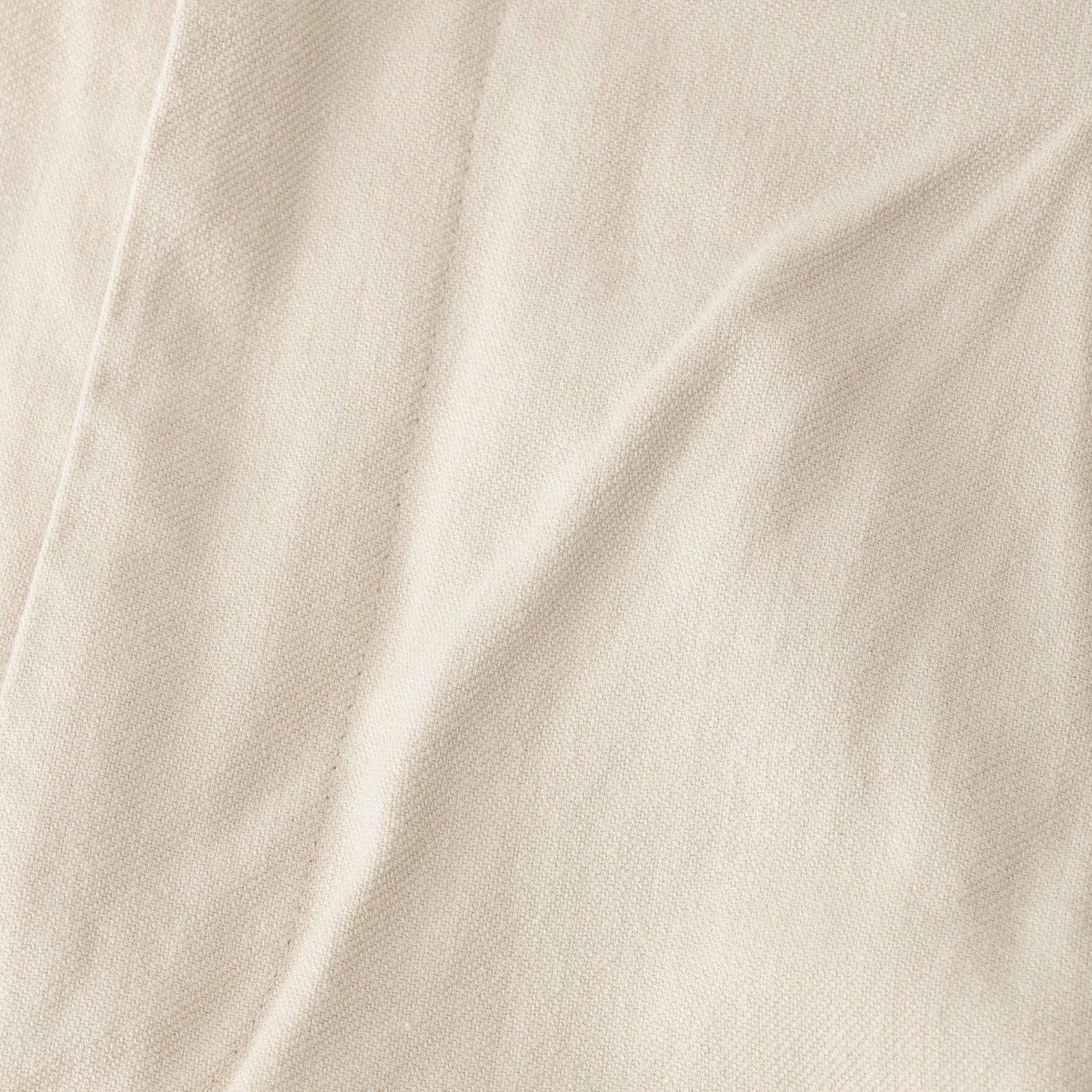YARN DYE HEAVY COTTON TWILL TROUSERS