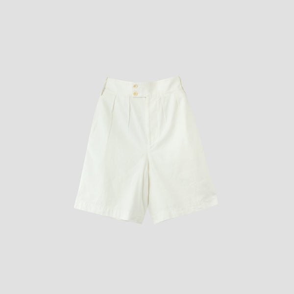 LINEN COTTON TWILL TROUSERS