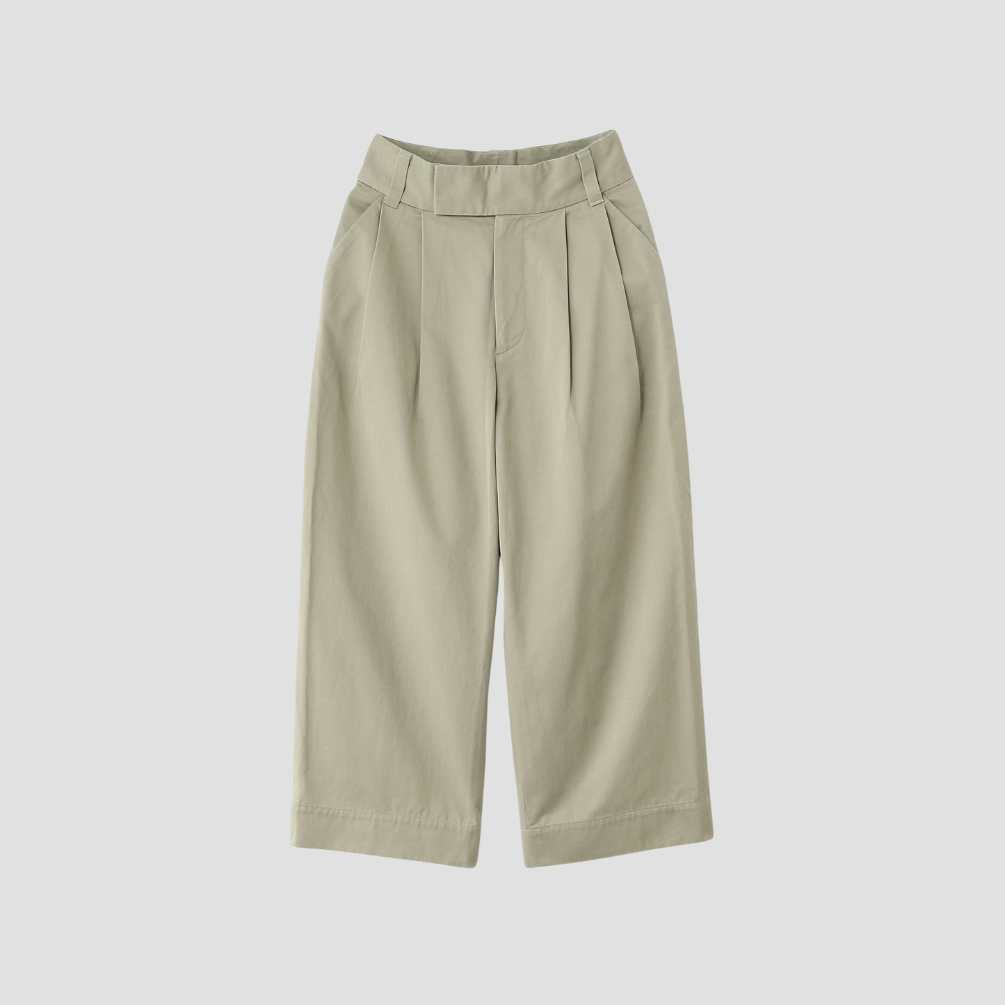 ORGANIC COTTON TWILL TROUSERS