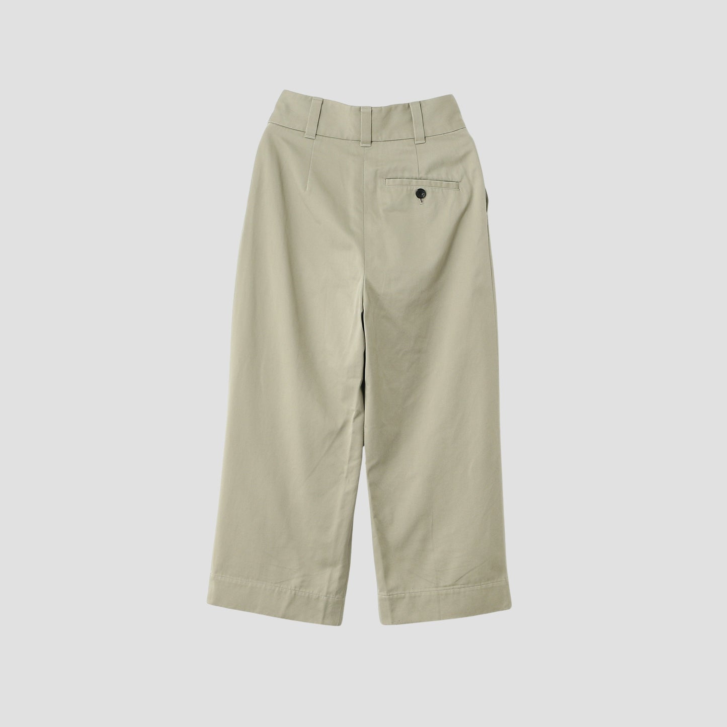 ORGANIC COTTON TWILL TROUSERS
