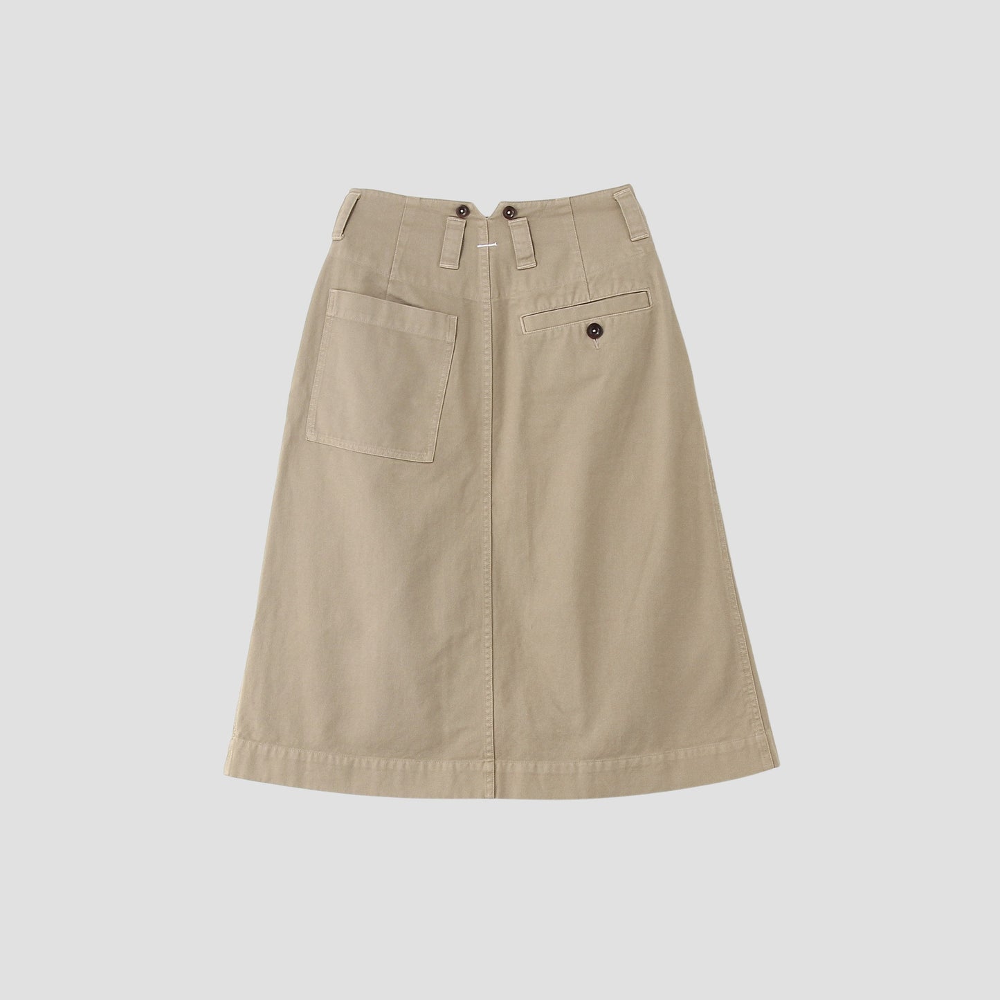 SOFT TWISTED YARN COTTON SKIRT