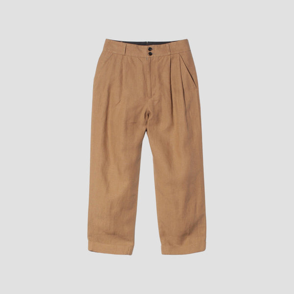 LINEN HOPSACK TROUSERS