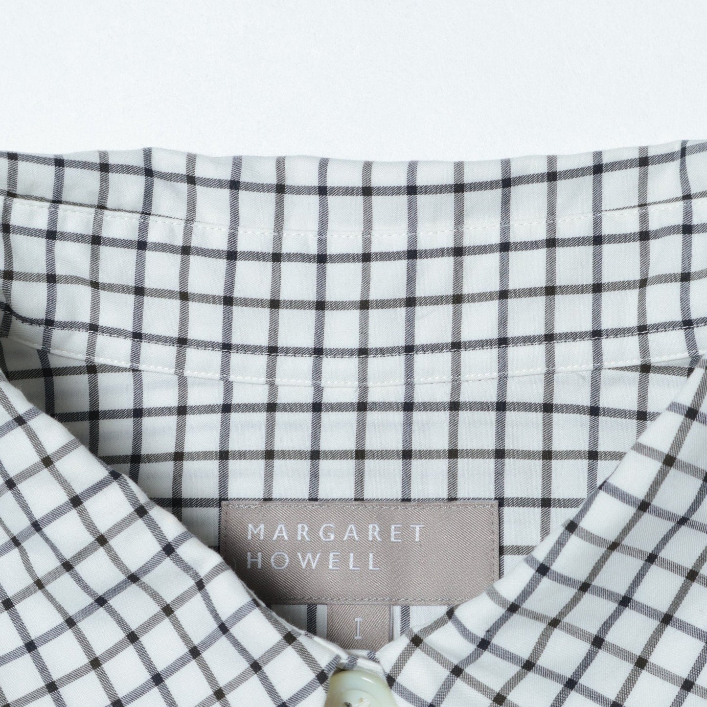 SIMPLE COTTON CHECK SHIRT