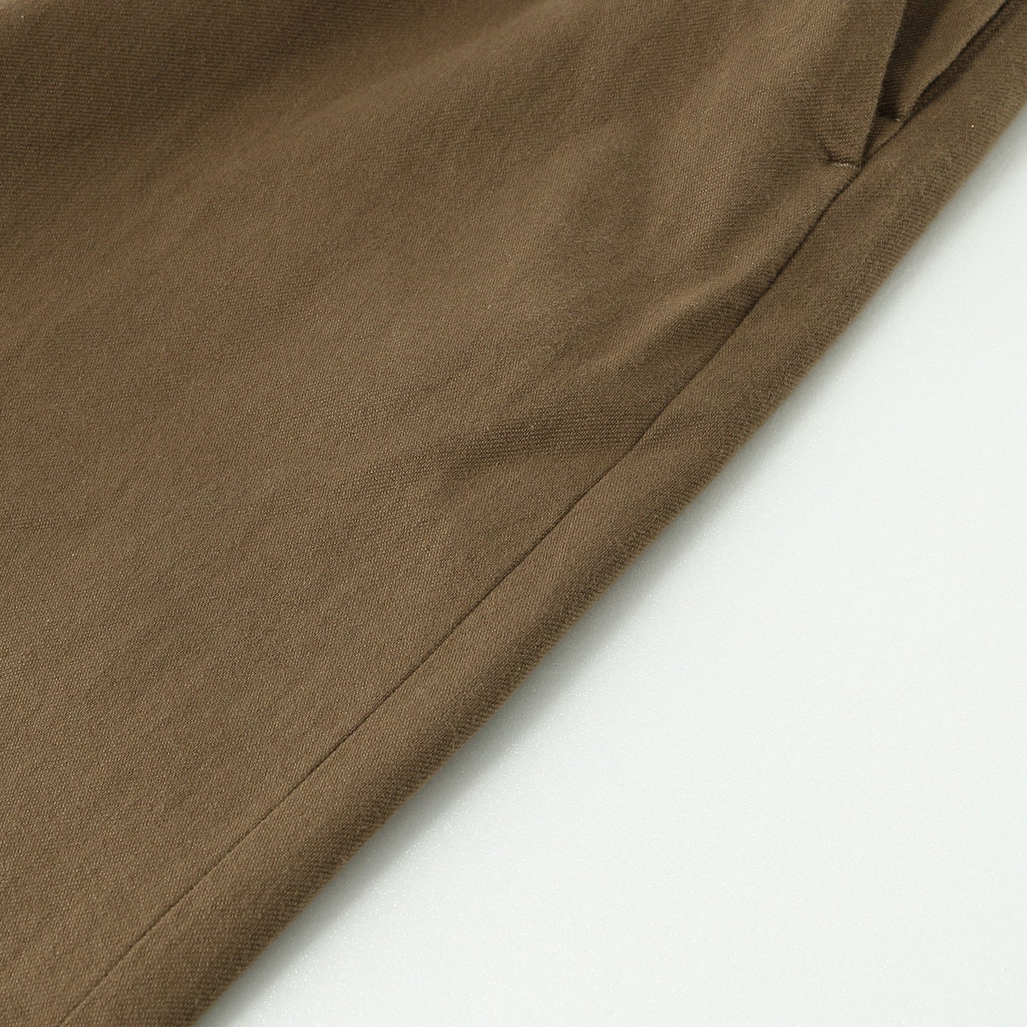 WASHED COTTON TWILL TROUSERS