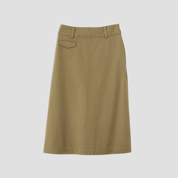 LIGHT COTTON TWILL SKIRT