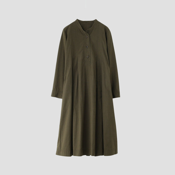 STIFF COTTON POPLIN DRESS