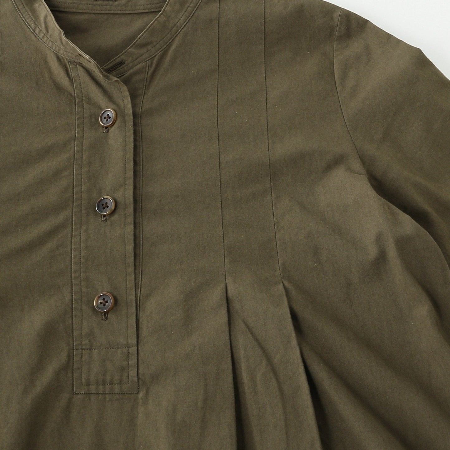 STIFF COTTON POPLIN DRESS