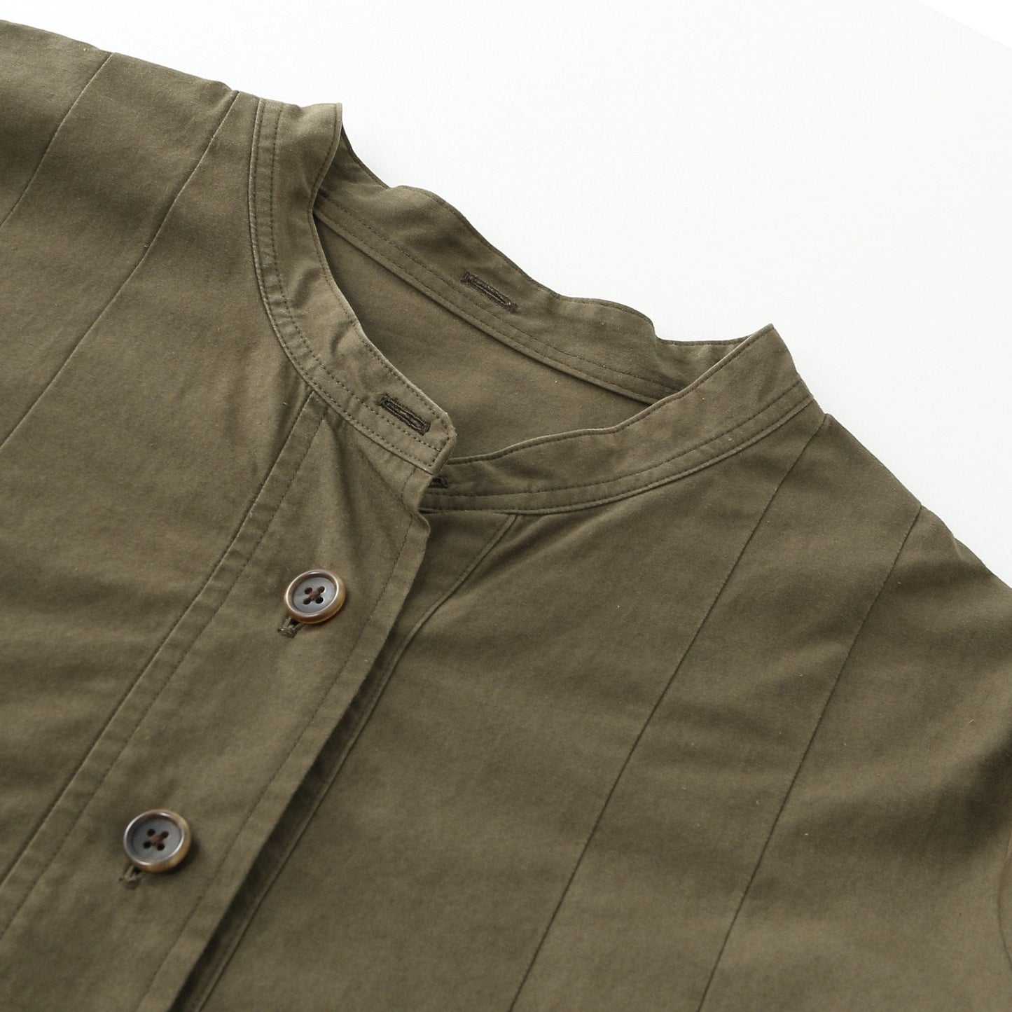 STIFF COTTON POPLIN DRESS