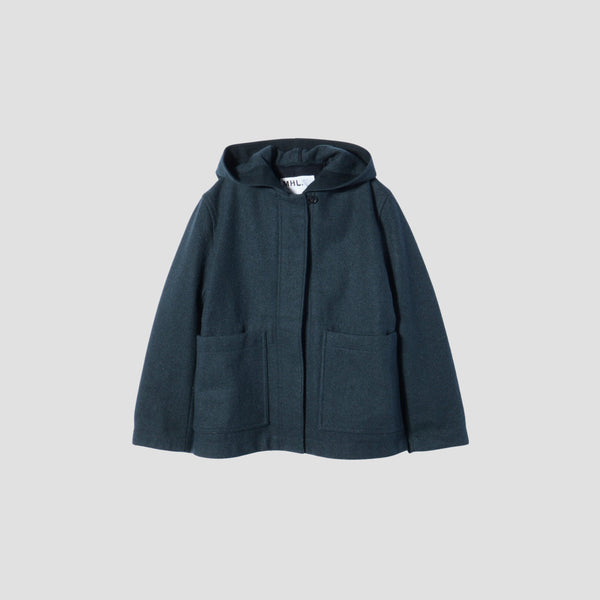 LIGHT WOOL MELTON COAT