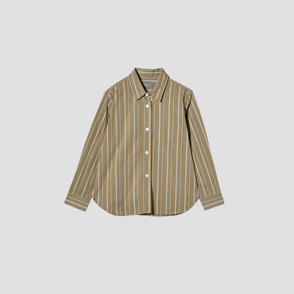 GRAPHIC COTTON STRIPE SHIRT