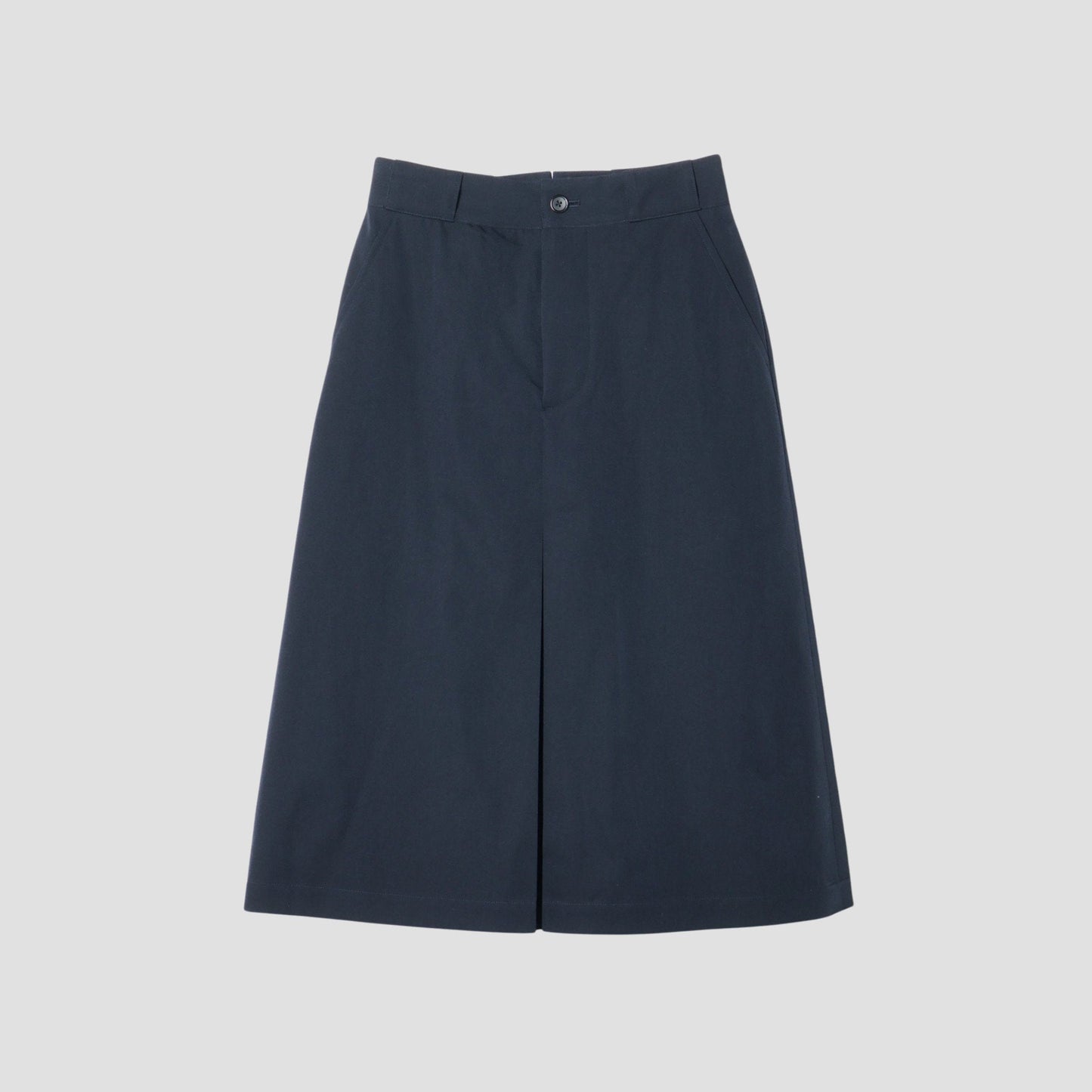 FINE WOOL TWILL SKIRT