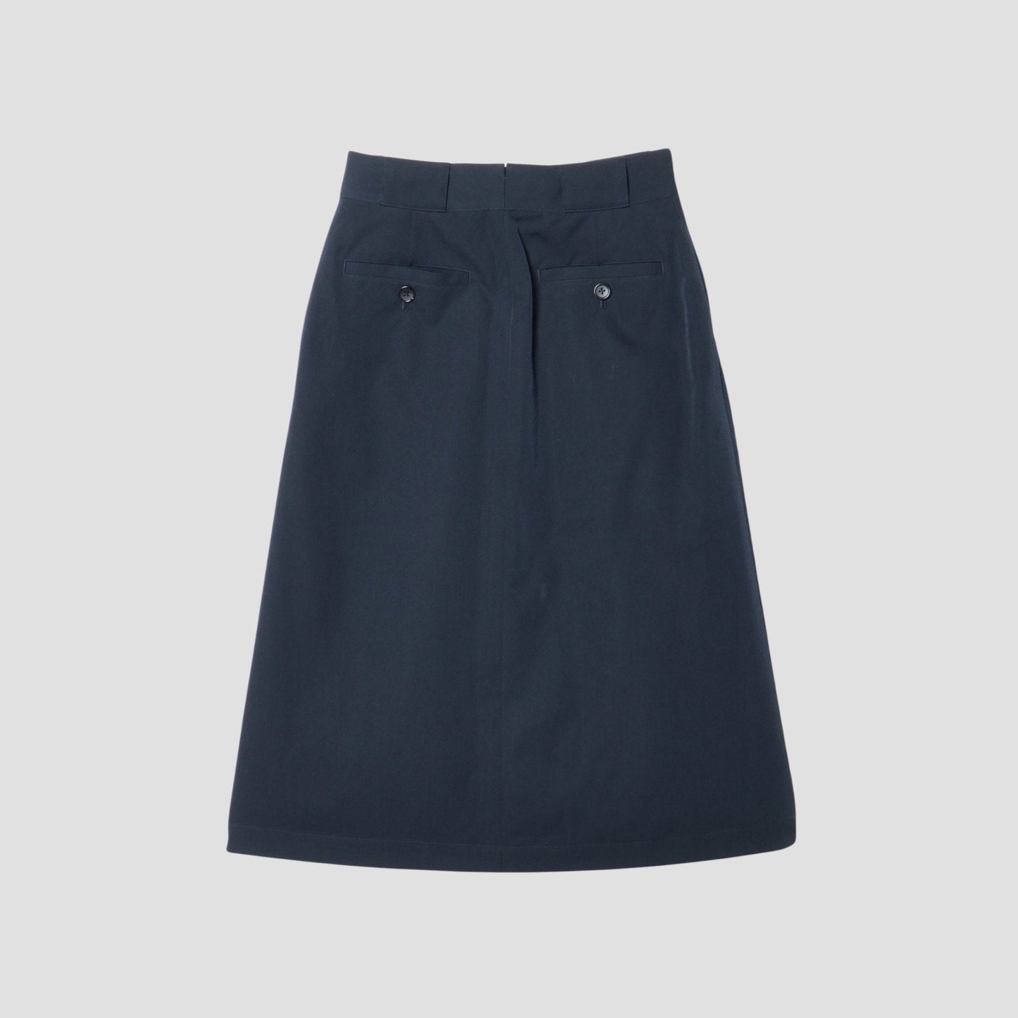 FINE WOOL TWILL SKIRT