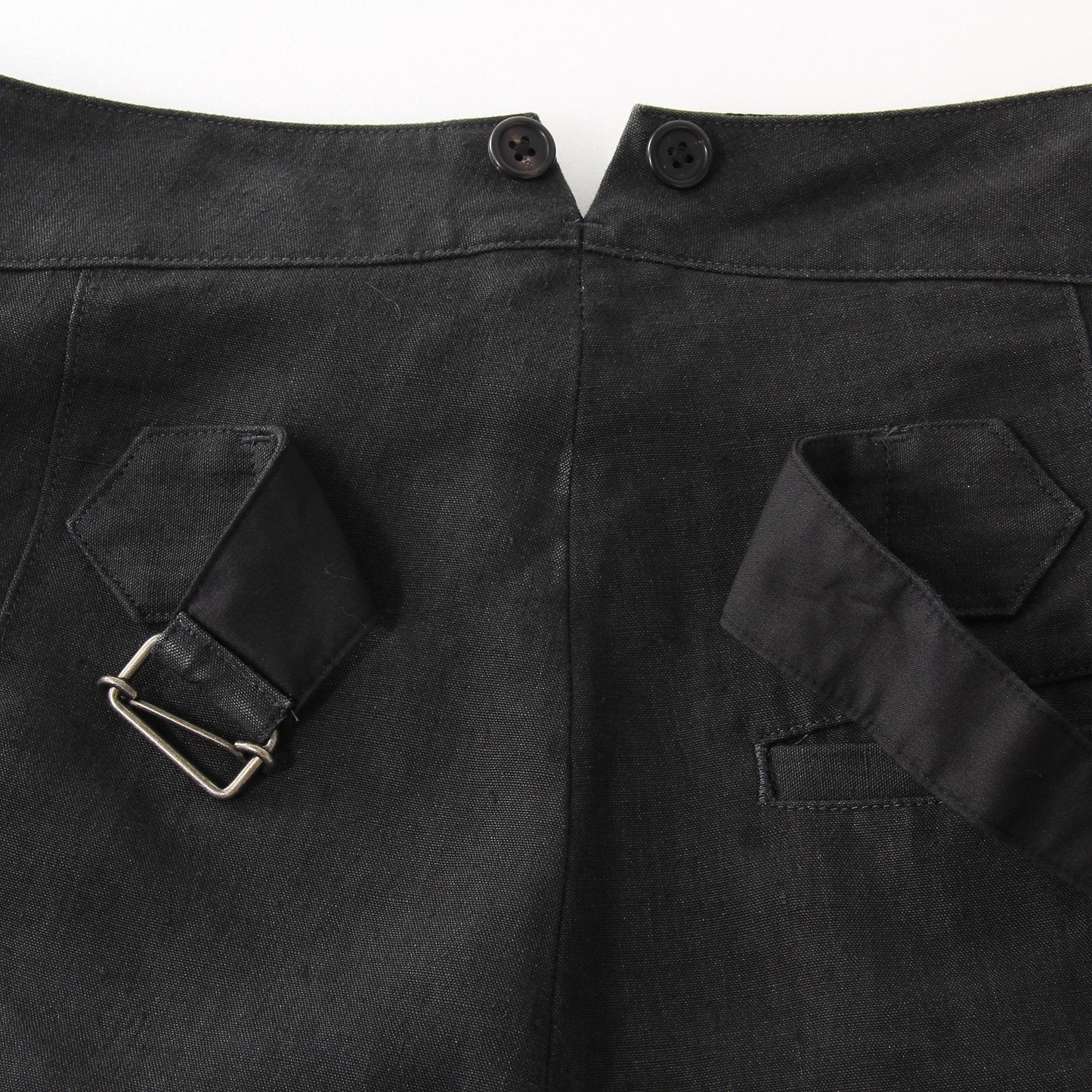 MATT LINEN POPLIN TROUSERS