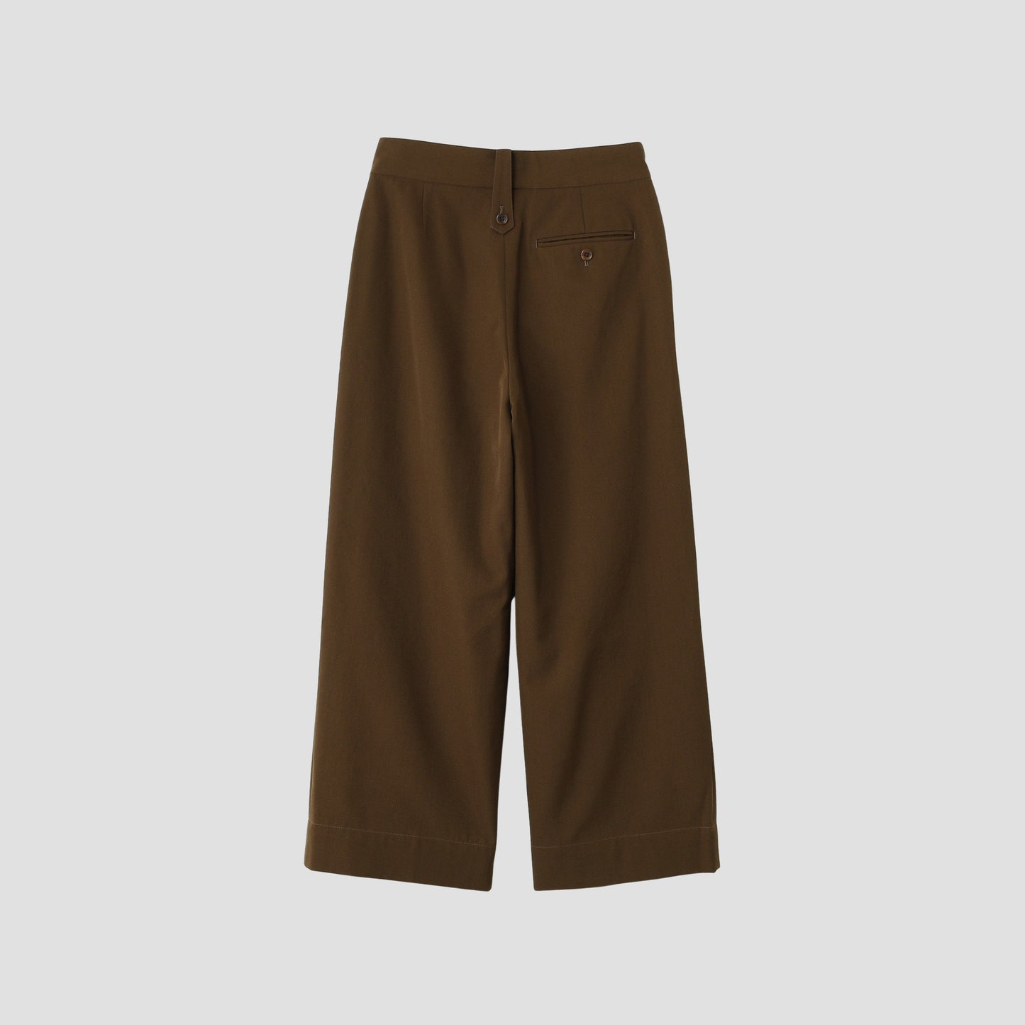 DRY WOOL TWILL TROUSERS