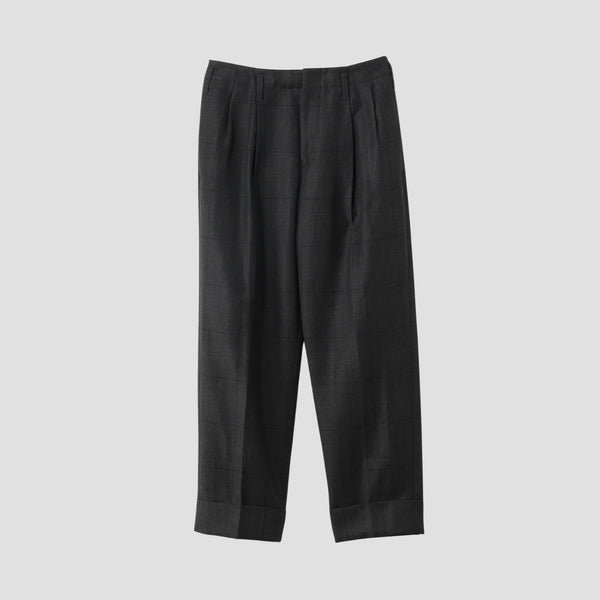POW WOOL LINEN TROUSERS