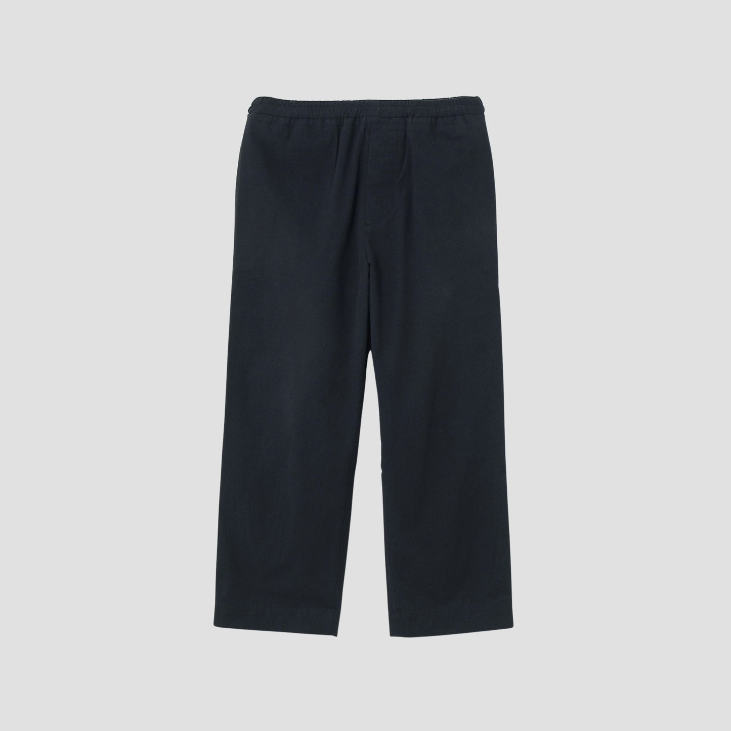 YARN DYE COTTON PLAINWEAVE TROUSERS