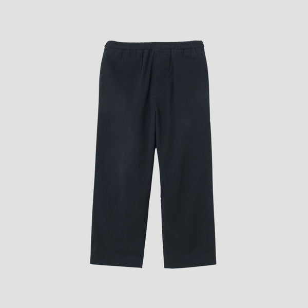 YARN DYE COTTON PLAINWEAVE TROUSERS